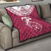 Personalised Fiji Adi Cakobau School Quilt ACS Old Girls Lotus Mix Masi LT7 - Polynesian Pride