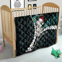 New Zealand Personalised Quilt Meri Kirihimete Kowhaiwhai Mix Paua Shell - Emerald LT7 - Polynesian Pride