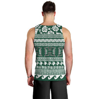 Hawaii Rainbow Warriors Christmas Men Tank Top Kakau Motifs LT7 - Polynesian Pride