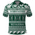 Hawaii Rainbow Warriors Christmas Polo Shirt Kakau Motifs LT7 Green - Polynesian Pride