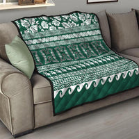 Hawaii Rainbow Warriors Christmas Quilt Kakau Motifs LT7 - Polynesian Pride