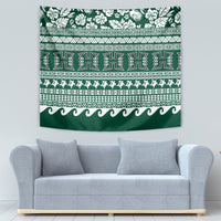 Hawaii Rainbow Warriors Christmas Tapestry Kakau Motifs LT7 - Polynesian Pride