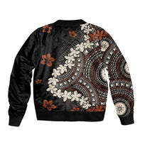 Bula Fiji Women's Day Bomber Jacket Classic Masi Tapa