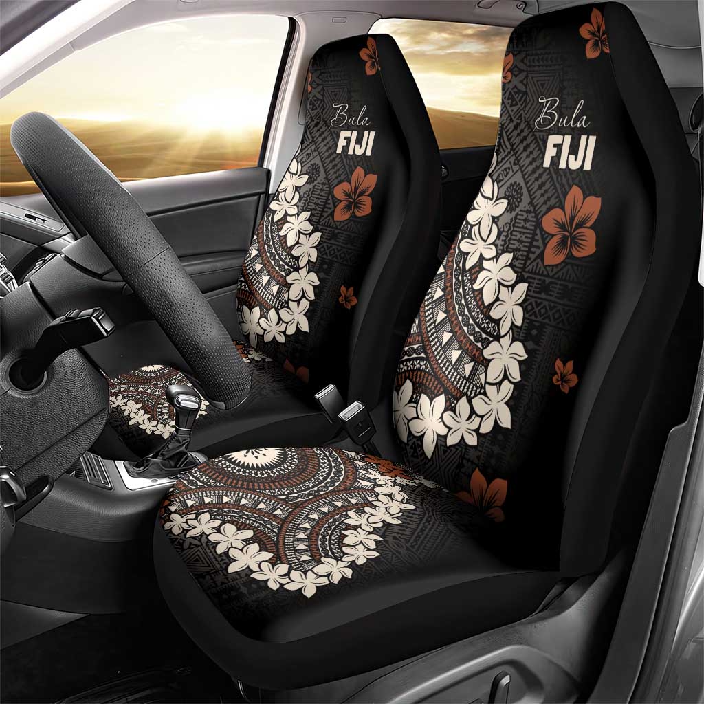 Bula Fiji Women's Day Car Seat Cover Classic Masi Tapa LT7 - Polynesian Pride