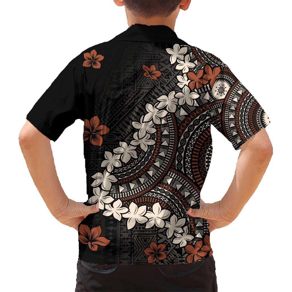 Bula Fiji Women's Day Family Matching Tank Maxi Dress and Hawaiian Shirt Classic Masi Tapa