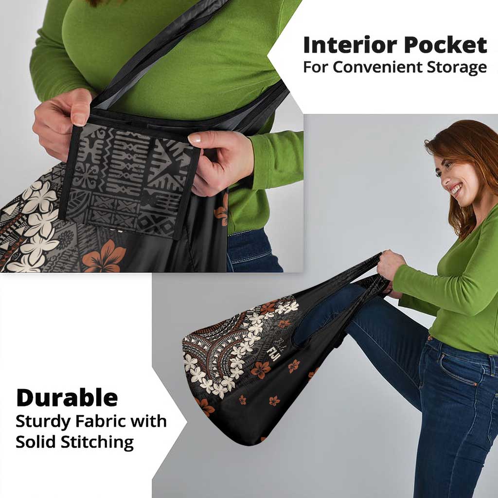 Bula Fiji Women's Day Grocery Bag Classic Masi Tapa