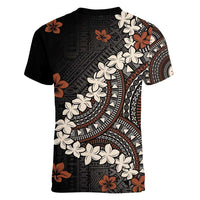 Bula Fiji Women's Day Women V-Neck T-Shirt Classic Masi Tapa LT7 - Polynesian Pride