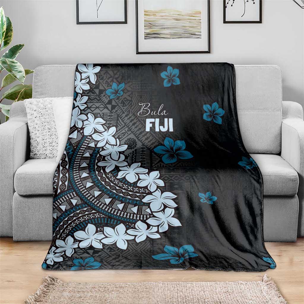 Bula Fiji Women's Day Blanket Indigo Masi Tapa