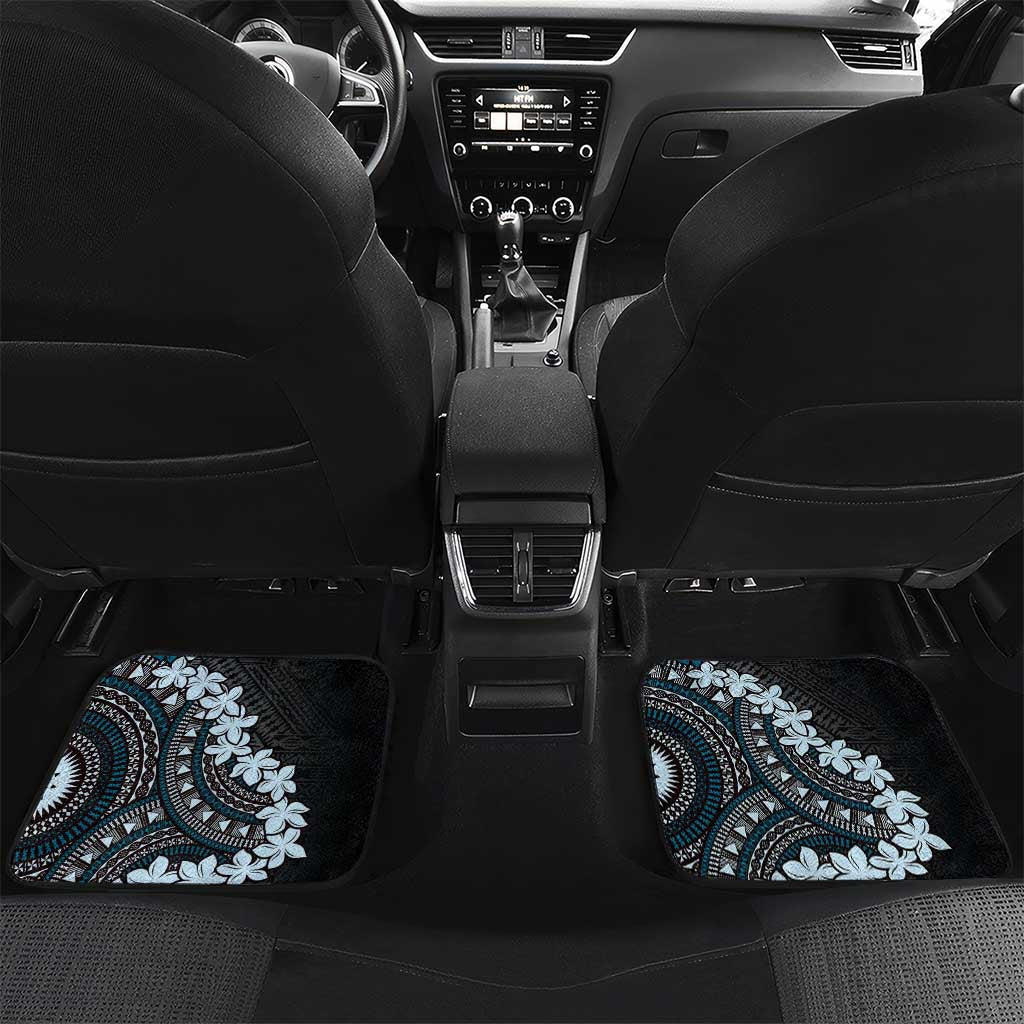 Bula Fiji Women's Day Car Mats Indigo Masi Tapa