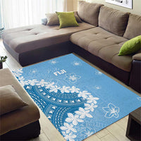 Bula Fiji Women's Day Area Rug Turquoise Masi Tapa LT7