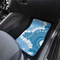 Bula Fiji Women's Day Car Mats Turquoise Masi Tapa LT7