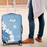 Bula Fiji Women's Day Luggage Cover Turquoise Masi Tapa LT7