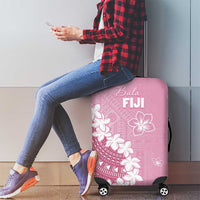 Bula Fiji Women's Day Luggage Cover Pink Masi Tapa