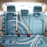 Bula Fiji Vintage Tapa Back Car Seat Cover Kaivity Masi Wave Motifs - Turquoise
