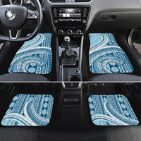 Bula Fiji Vintage Tapa Car Mats Kaivity Masi Wave Motifs - Turquoise
