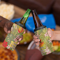 Mahalo Hawaii - Ka Pule a ka Haku 4 in 1 Can Cooler Tumbler Tropical Flowers LT7 - Polynesian Pride