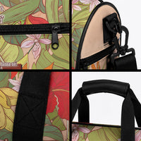 Mahalo Hawaii - ⁠Ka Pule a ka Haku Duffle Bag Tropical Flowers