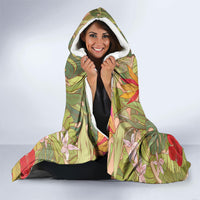 Mahalo Hawaii - Ka Pule a ka Haku Hooded Blanket Tropical Flowers LT7 - Polynesian Pride