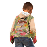 Mahalo Hawaii - Ka Pule a ka Haku Kid Hoodie Tropical Flowers LT7 - Polynesian Pride