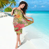 Mahalo Hawaii - Ka Pule a ka Haku Sarong Tropical Flowers LT7 - Polynesian Pride