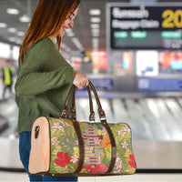 Mahalo Hawaii - Ka Pule a ka Haku Travel Bag Tropical Flowers LT7 - Polynesian Pride