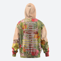 Mahalo Hawaii - Ka Pule a ka Haku Zip Hoodie Tropical Flowers LT7 - Polynesian Pride