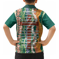 Mahalo Hawaii - ⁠Ka Pule a ka Haku Kid Hawaiian Shirt Mixed Lei