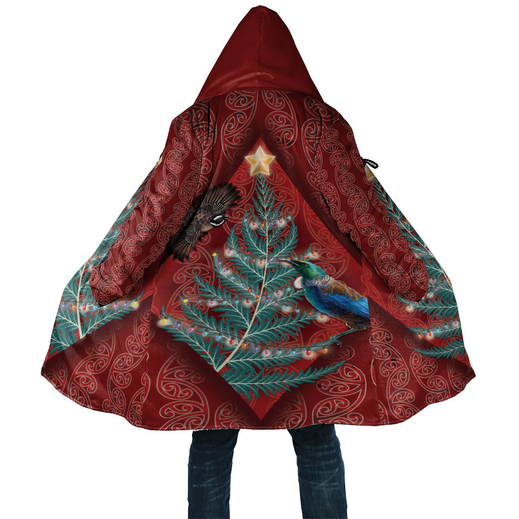Aotearoa Maori Mangopare Meri Kirihimete Cloak Christmas Fern