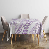 Sharks Couple Dreamy Polynesians Floral Sea Tablecloth Lilac LT7 - Polynesian Pride
