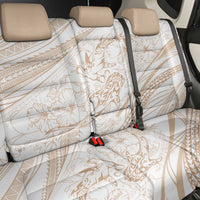 Sharks Couple Dreamy Polynesians Floral Sea Back Car Seat Cover Hazel - Polynesian Pride