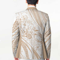 Sharks Couple Dreamy Polynesians Floral Sea Blazer Hazel - Polynesian Pride