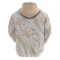 Sharks Couple Dreamy Polynesians Floral Sea Hoodie Hazel LT7 - Polynesian Pride