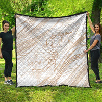 Sharks Couple Dreamy Polynesians Floral Sea Quilt Hazel LT7 - Polynesian Pride