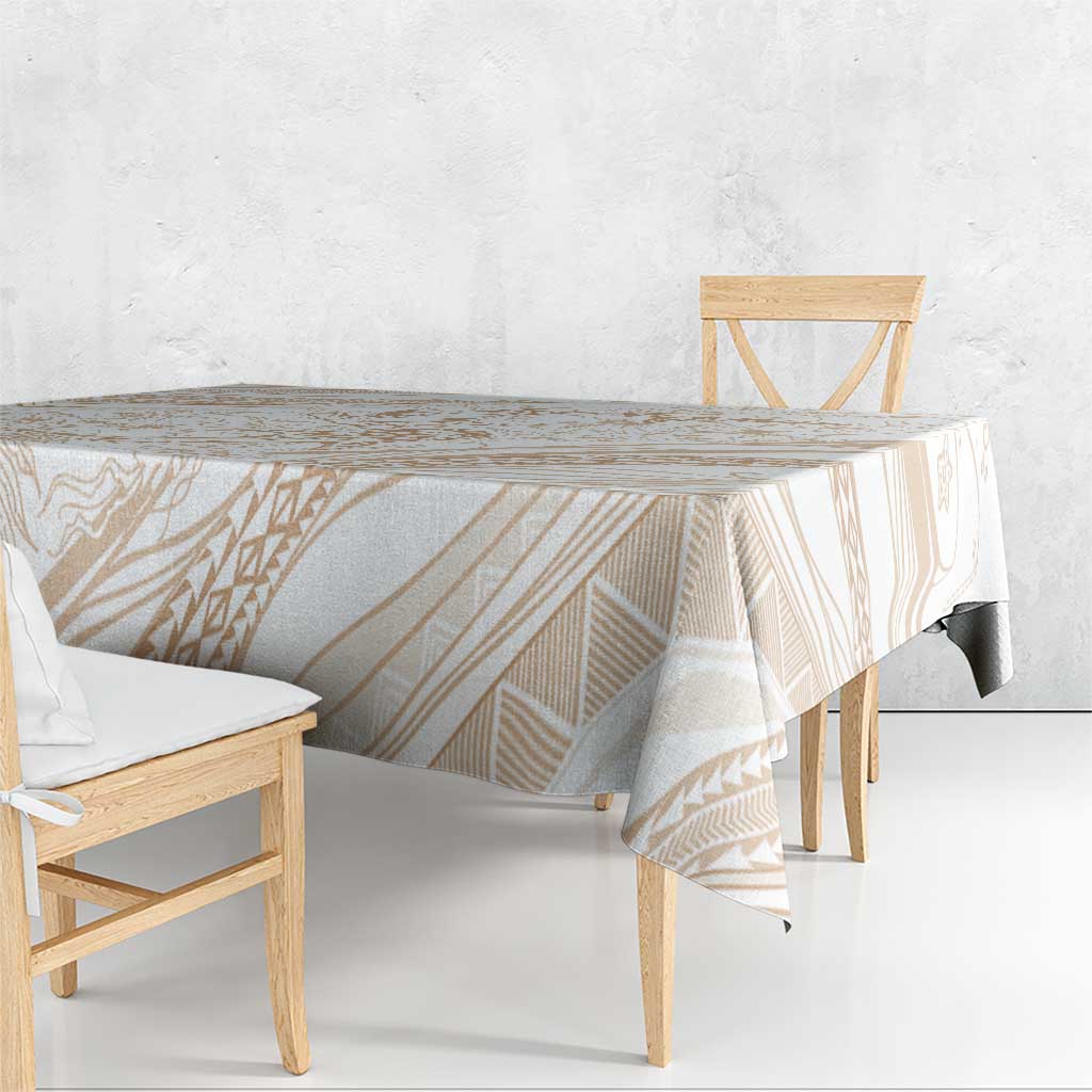 Sharks Couple Dreamy Polynesians Floral Sea Tablecloth Hazel - Polynesian Pride