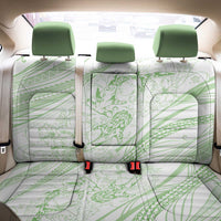 Sharks Couple Dreamy Polynesians Floral Sea Back Car Seat Cover Emerald - Polynesian Pride