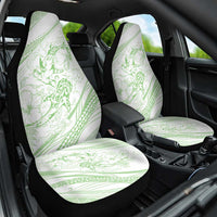 Sharks Couple Dreamy Polynesians Floral Sea Car Seat Cover Emerald LT7 One Size Emerald - Polynesian Pride