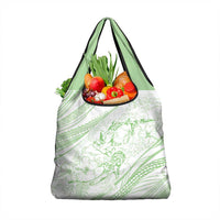 Sharks Couple Dreamy Polynesians Floral Sea Grocery Bag Emerald LT7 1-pack One Size Emerald - Polynesian Pride