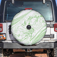 Sharks Couple Dreamy Polynesians Floral Sea Spare Tire Cover Emerald - Polynesian Pride