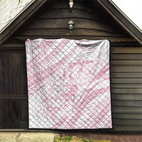 Sharks Couple Dreamy Polynesians Floral Sea Quilt Pink LT7 - Polynesian Pride