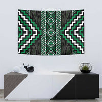 Jade Tukutuku Pattern Aotearoa Tapestry Niho Taniwha and Puhoro Motifs