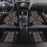 Classic Tukutuku Pattern Aotearoa Car Mats Niho Taniwha and Puhoro Motifs