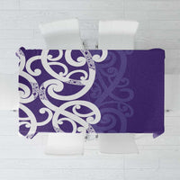 Violet Green Maori Tablecloth Koru Kowhaiwhai - Polynesian Pride