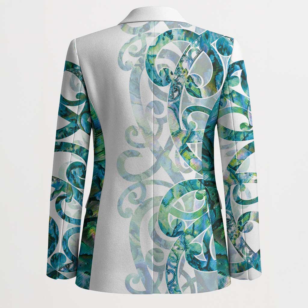 Paua Shell Maori Blazer Koru Kowhaiwhai - Polynesian Pride