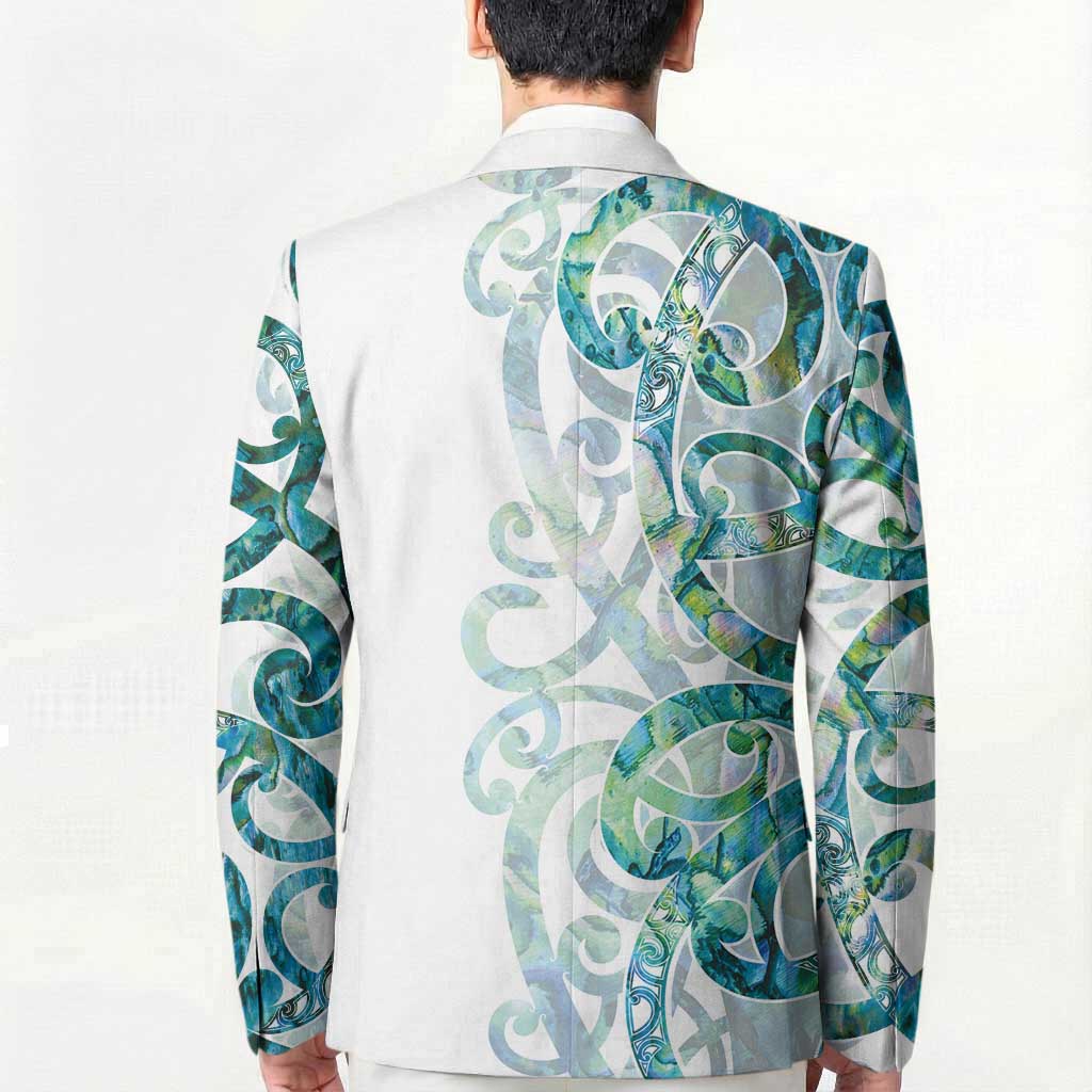 Paua Shell Maori Blazer Koru Kowhaiwhai - Polynesian Pride