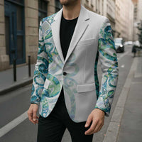 Paua Shell Maori Blazer Koru Kowhaiwhai - Polynesian Pride