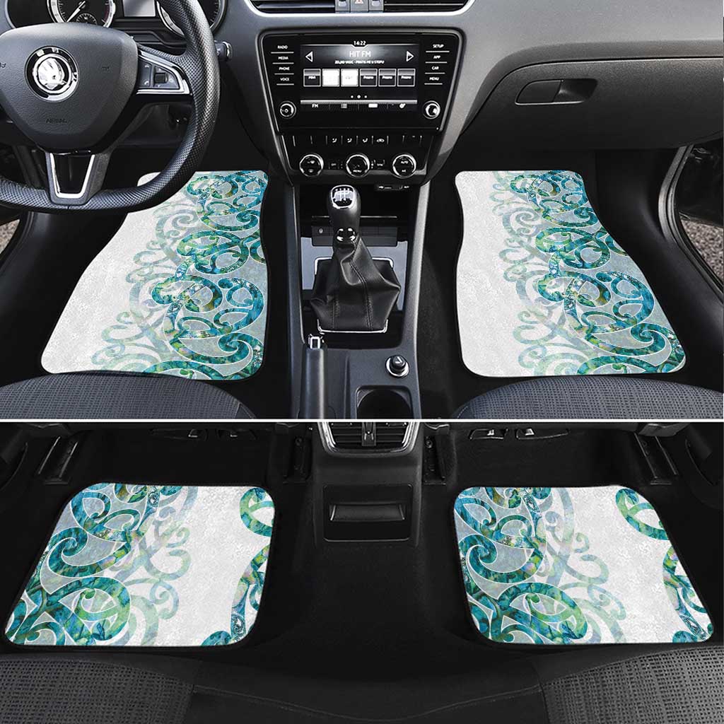 Paua Shell Maori Car Mats Koru Kowhaiwhai - Polynesian Pride