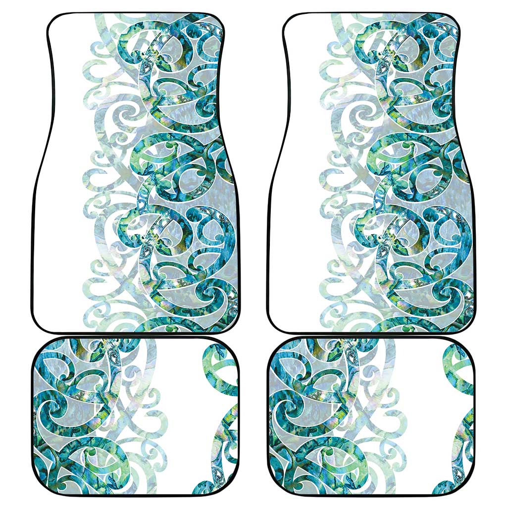 Paua Shell Maori Car Mats Koru Kowhaiwhai - Polynesian Pride