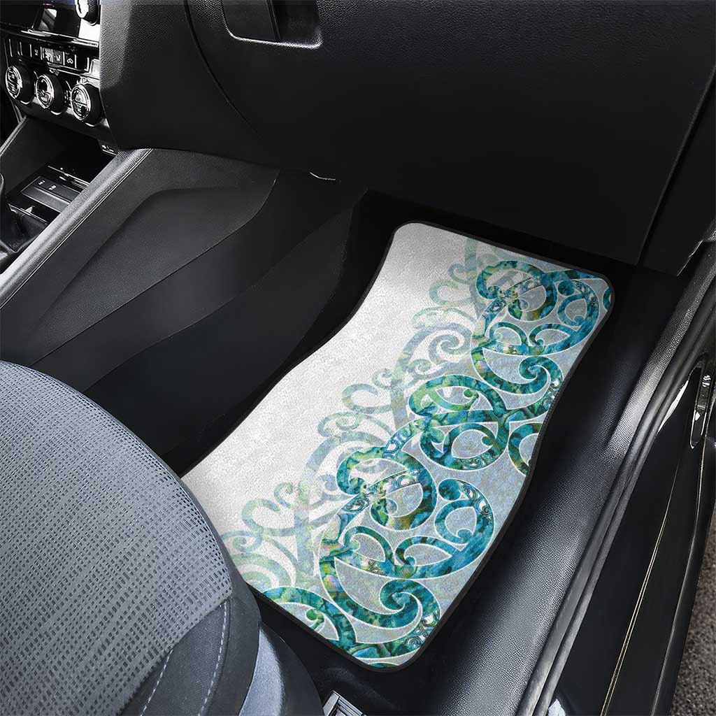 Paua Shell Maori Car Mats Koru Kowhaiwhai - Polynesian Pride