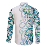 Paua Shell Maori Family Matching Puletasi and Hawaiian Shirt Koru Kowhaiwhai - Polynesian Pride