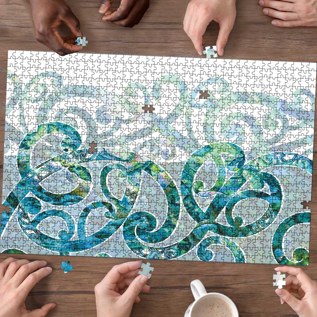 Paua Shell Maori Puzzle Koru Kowhaiwhai - Polynesian Pride